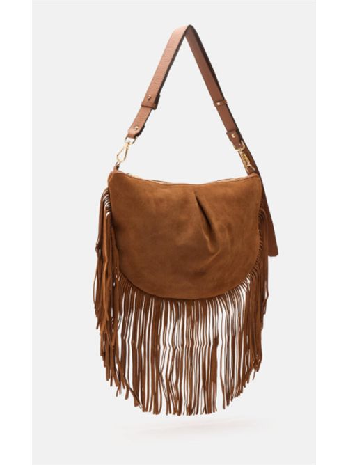 Borsa Maxi Pouch con frange Emma Folk Cuoieria Fiorentina Cuoieria Fiorentina | B00006037W100-CAR